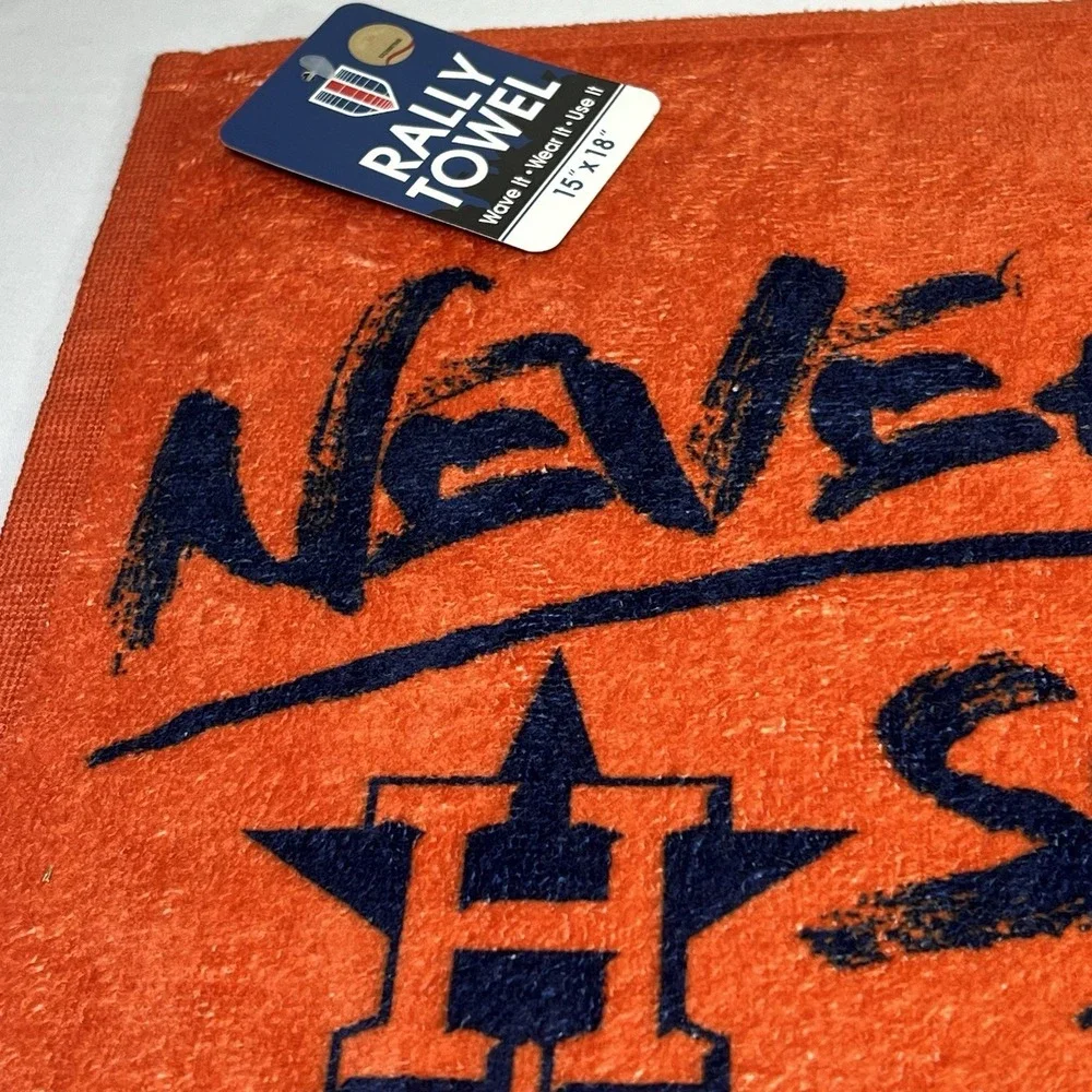 NWT Houston Astros Battle Rag Towel Orange MLB SGA 2018‎ Post Season